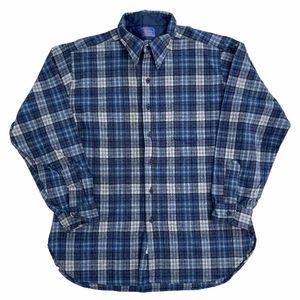 VTG Country Tradicionals By Pendleton Long Sleeve Button Down Plaid Wool Shirt